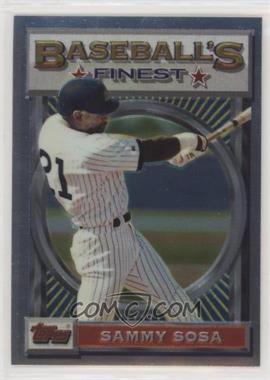 1993 Topps Finest - [Base] #79 - Sammy Sosa