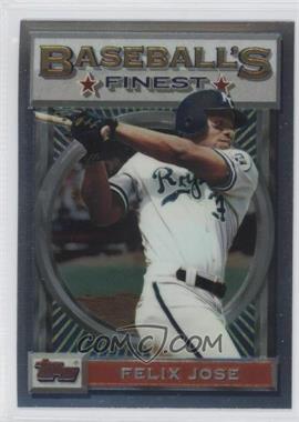 1993 Topps Finest - [Base] #81 - Felix Jose