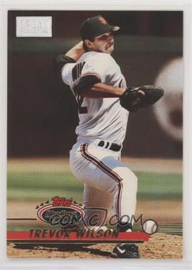 1993 Topps Stadium Club - [Base] - 1st Day Issue #185 - Trevor Wilson