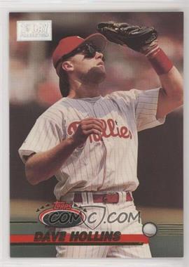 1993 Topps Stadium Club - [Base] - 1st Day Issue #339 - Dave Hollins