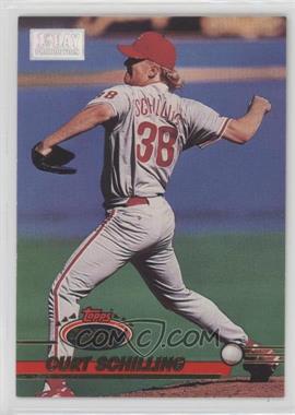 1993 Topps Stadium Club - [Base] - 1st Day Issue #422 - Curt Schilling