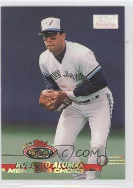 1993 Topps Stadium Club - [Base] - 1st Day Issue #596 - Members Choice - Roberto Alomar