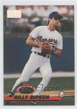 1993 Topps Stadium Club - [Base] - 1st Day Issue #603 - Billy Ripken