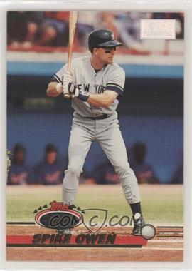 1993 Topps Stadium Club - [Base] - 1st Day Issue #677 - Spike Owen