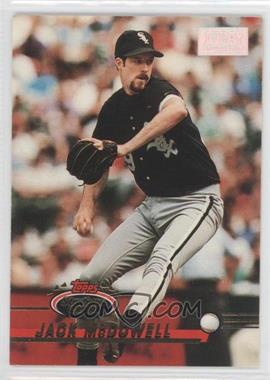 1993 Topps Stadium Club - [Base] - 1st Day Issue #75 - Jack McDowell