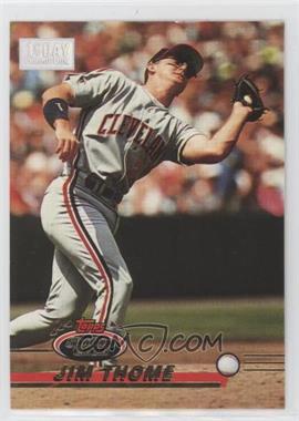 1993 Topps Stadium Club - [Base] - 1st Day Issue #8 - Jim Thome
