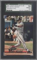 Barry Bonds [SGC 92 NM/MT+ 8.5]