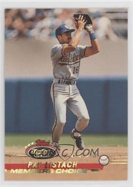 1993 Topps Stadium Club - [Base] #293 - Members Choice - Pat Listach