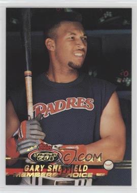 1993 Topps Stadium Club - [Base] #300 - Members Choice - Gary Sheffield