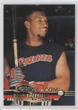 1993 Topps Stadium Club - [Base] #300 - Members Choice - Gary Sheffield