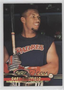 1993 Topps Stadium Club - [Base] #300 - Members Choice - Gary Sheffield [EX to NM]