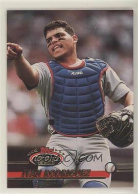 1993 Topps Stadium Club - [Base] #524 - Ivan Rodriguez