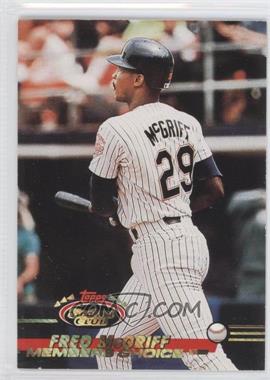 1993 Topps Stadium Club - [Base] #594 - Members Choice - Fred McGriff