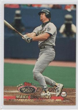 1993 Topps Stadium Club - [Base] #595 - Members Choice - Mark McGwire