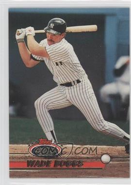 1993 Topps Stadium Club - [Base] #601 - Wade Boggs