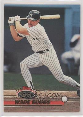 1993 Topps Stadium Club - [Base] #601 - Wade Boggs