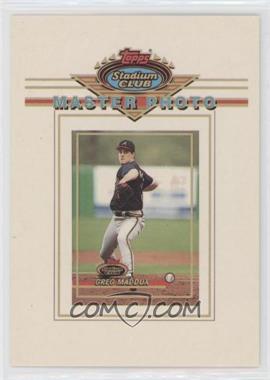 1993 Topps Stadium Club - Master Photo - Redemption #_GRMA.1 - Greg Maddux (2nd Paragraph: Brien Taylor Pictured)