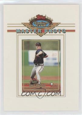 1993 Topps Stadium Club - Master Photo - Redemption #_GRMA.1 - Greg Maddux (2nd Paragraph: Brien Taylor Pictured)
