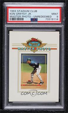 1993 Topps Stadium Club - Master Photo - Redemption #_KEGR.1 - Ken Griffey Jr. (2nd Paragaph: Ken Griffey Jr. Pictured) [PSA 9 MINT]