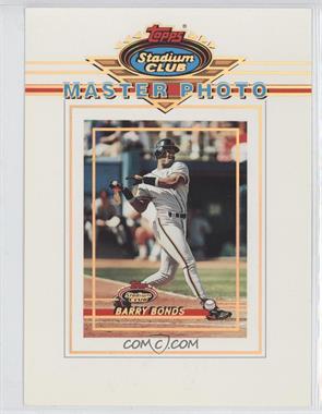 1993 Topps Stadium Club - Master Photo #_BABO - Barry Bonds