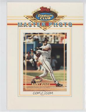 1993 Topps Stadium Club - Master Photo #_BABO - Barry Bonds