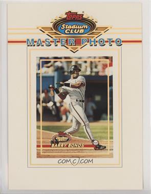 1993 Topps Stadium Club - Master Photo #_BABO - Barry Bonds [Noted]