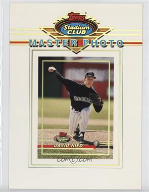 1993 Topps Stadium Club - Master Photo #_DANI - David Nied