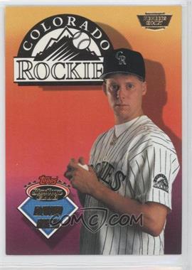 1993 Topps Stadium Club - Season Milestones - Members Only #3 - David Nied