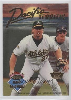 1993 Topps Stadium Club - Superstar Duos - Members Only #MMWC - Mark McGwire, Will Clark