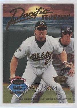 1993 Topps Stadium Club - Superstar Duos - Members Only #MMWC - Mark McGwire, Will Clark