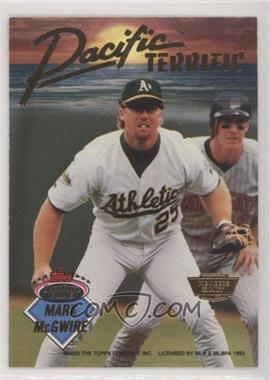 1993 Topps Stadium Club - Superstar Duos - Members Only #MMWC - Mark McGwire, Will Clark