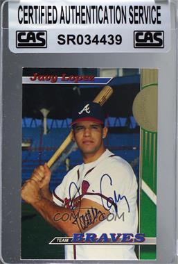1993 Topps Stadium Club Teams - Atlanta Braves #27.1 - Javy Lopez [CAS Certified Sealed]