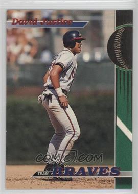 1993 Topps Stadium Club Teams - Atlanta Braves #3 - David Justice