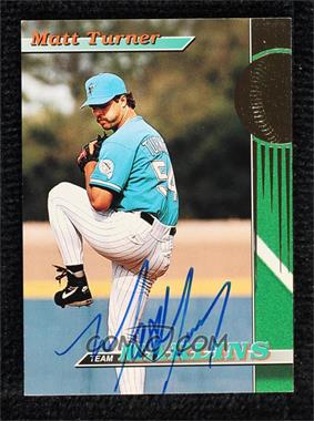 1993 Topps Stadium Club Teams - Florida Marlins #27 - Matt Turner