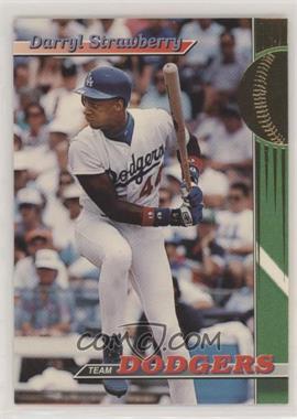 1993 Topps Stadium Club Teams - Los Angeles Dodgers #1 - Darryl Strawberry
