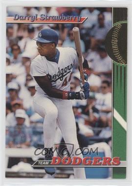 1993 Topps Stadium Club Teams - Los Angeles Dodgers #1 - Darryl Strawberry