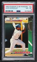 Juan Gonzalez [PSA 8 NM‑MT]