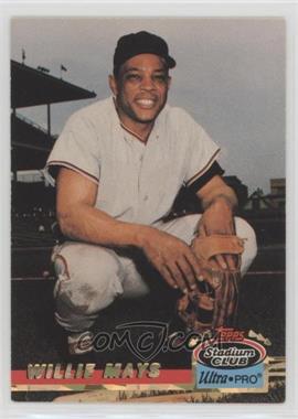 1993 Topps Stadium Club Ultra-Pro - Box Topper [Base] #6 - Willie Mays /150000