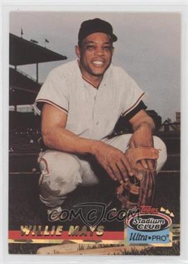 1993 Topps Stadium Club Ultra-Pro - Box Topper [Base] #6 - Willie Mays /150000