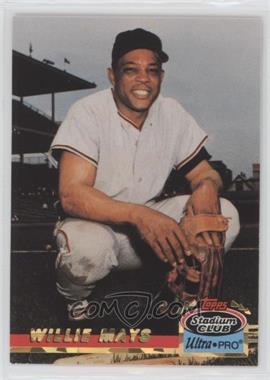 1993 Topps Stadium Club Ultra-Pro - Box Topper [Base] #6 - Willie Mays /150000