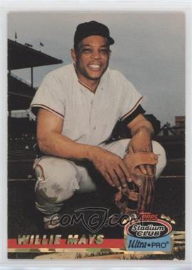 1993 Topps Stadium Club Ultra-Pro - Box Topper [Base] #6 - Willie Mays /150000