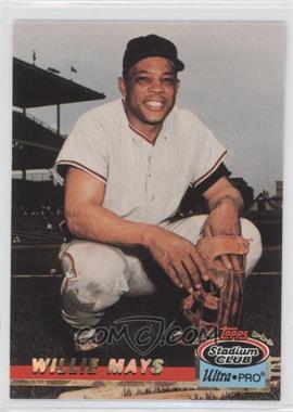 1993 Topps Stadium Club Ultra-Pro - Box Topper [Base] #6 - Willie Mays /150000