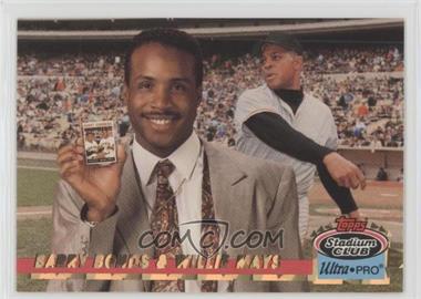 1993 Topps Stadium Club Ultra-Pro - Box Topper [Base] #8 - Barry Bonds, Willie Mays /150000