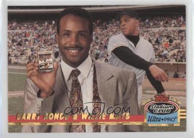 1993 Topps Stadium Club Ultra-Pro - Box Topper [Base] #8 - Barry Bonds, Willie Mays /150000