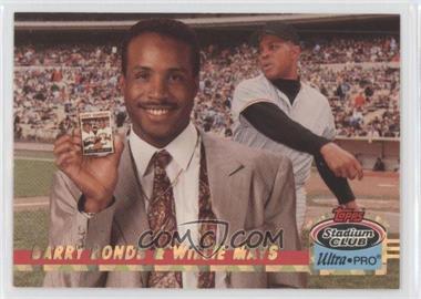 1993 Topps Stadium Club Ultra-Pro - Box Topper [Base] #8 - Barry Bonds, Willie Mays /150000