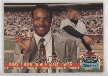 1993 Topps Stadium Club Ultra-Pro - Box Topper [Base] #8 - Barry Bonds, Willie Mays /150000