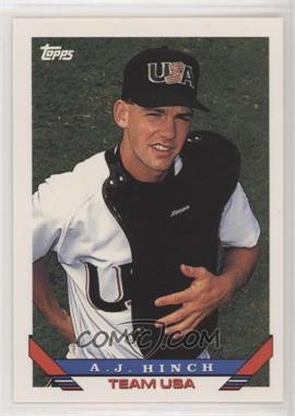 1993 Topps Traded - [Base] #12T - A.J. Hinch