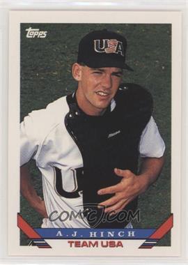 1993 Topps Traded - [Base] #12T - A.J. Hinch