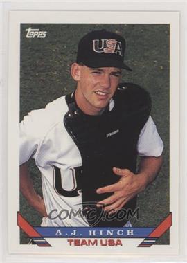 1993 Topps Traded - [Base] #12T - A.J. Hinch
