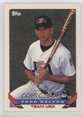 1993 Topps Traded - [Base] #19T - Todd Helton